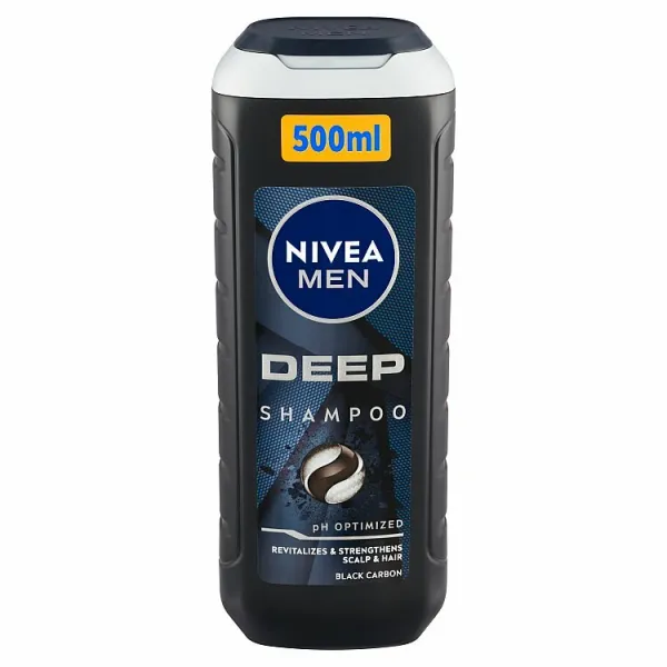 NIVEA MEN Deep posilňujúci šampón 500 ml