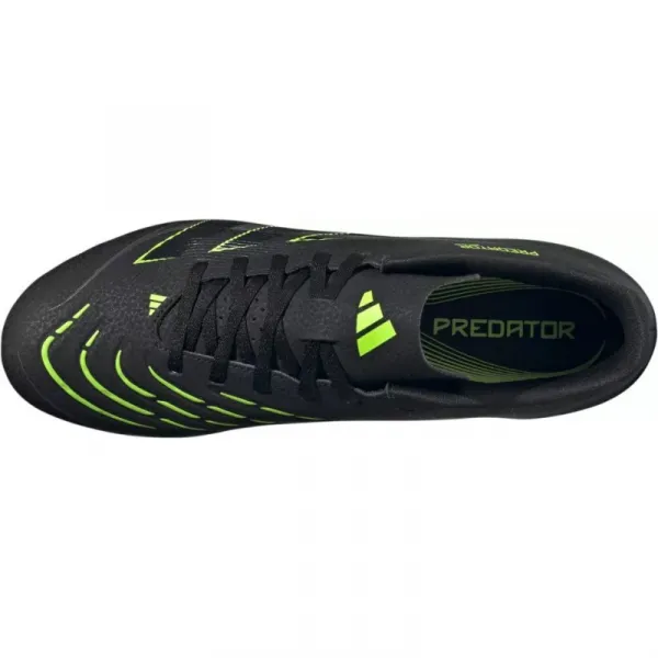 Pánske futbalové kopačky outdoorové ADIDAS Predator Club M FG MG core black carbon lucid lemon