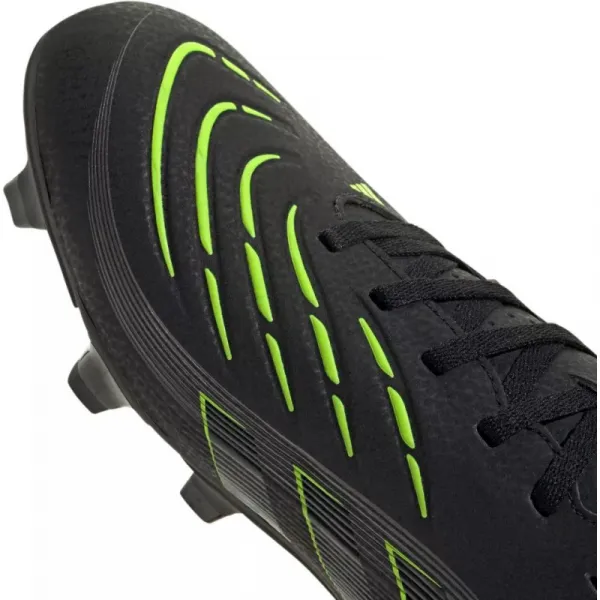 Pánske futbalové kopačky outdoorové ADIDAS Predator Club M FG MG core black carbon lucid lemon