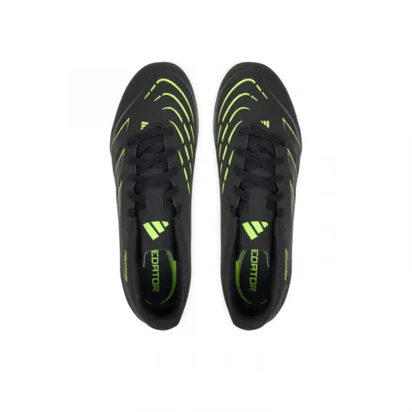 Pánske futbalové kopačky turfy ADIDAS Predator Club M TF core black carbon lucid lemon