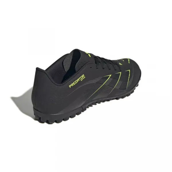 Pánske futbalové kopačky turfy ADIDAS Predator Club M TF core black carbon lucid lemon