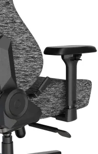 Herná stolička DXRacer CRAFT sivá, látková