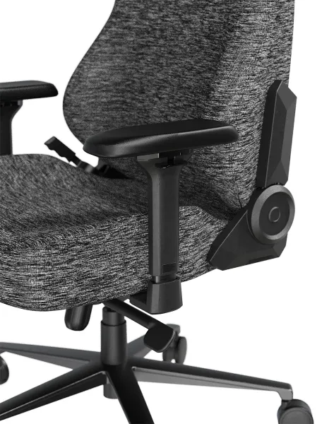 Herná stolička DXRacer CRAFT sivá, látková