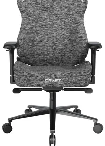 Herná stolička DXRacer CRAFT sivá, látková