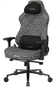 Herná stolička DXRacer CRAFT sivá, látková