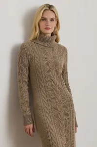 Šaty s prímesou vlny Lauren Ralph Lauren