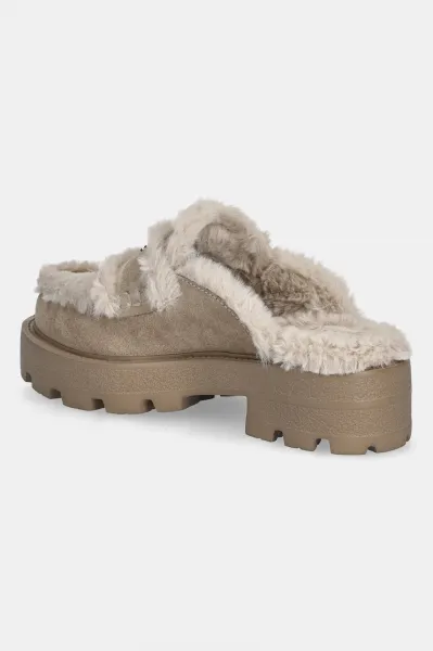 Semišové šľapky Guess YANETA