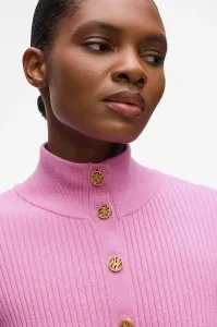 Kardigán Karl Lagerfeld Knit Cardigan Opera Mauve