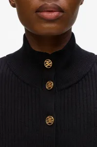 Kardigán Karl Lagerfeld Knit Cardigan Black