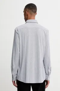Košeľa HUGO biela farba, slim, s klasickým golierom, 50550524