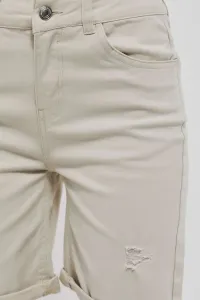 Marisse Ripped Shorts L-Sh-3700 L.Beige