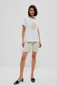 Marisse Ripped Shorts L-Sh-3700 L.Beige