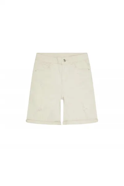 Marisse Ripped Shorts L-Sh-3700 L.Beige