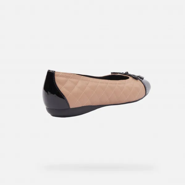 Beige Women's Ballerinas Geox Annytah W - Women's