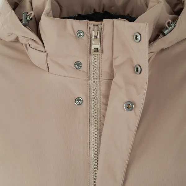 Beige men's down jacket Geox Aurelio - Men's