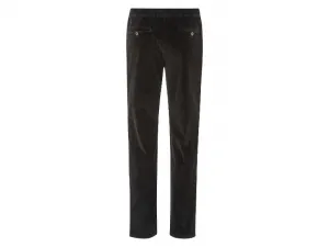 Livergy® Pánske menčestrové nohavice (XL (56/58), čierna)