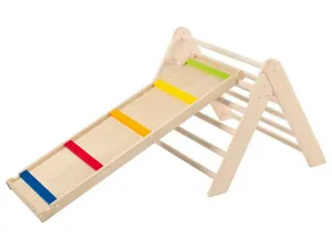 Playtive Rebrík a kĺzačka 2 v 1 + Lezecký trojuholník