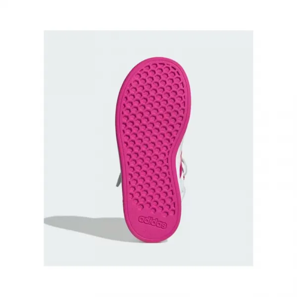 Dievčenská rekreačná obuv ADIDAS Grand Court Mid K cloud white shock pink grey two
