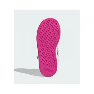Dievčenská rekreačná obuv ADIDAS Grand Court Mid K cloud white shock pink grey two