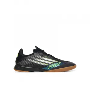 Pánske futbalové kopačky halové ADIDAS F50 League M IC core black iron metallic lucid lemon