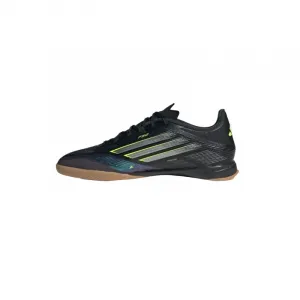 Pánske futbalové kopačky halové ADIDAS F50 League M IC core black iron metallic lucid lemon