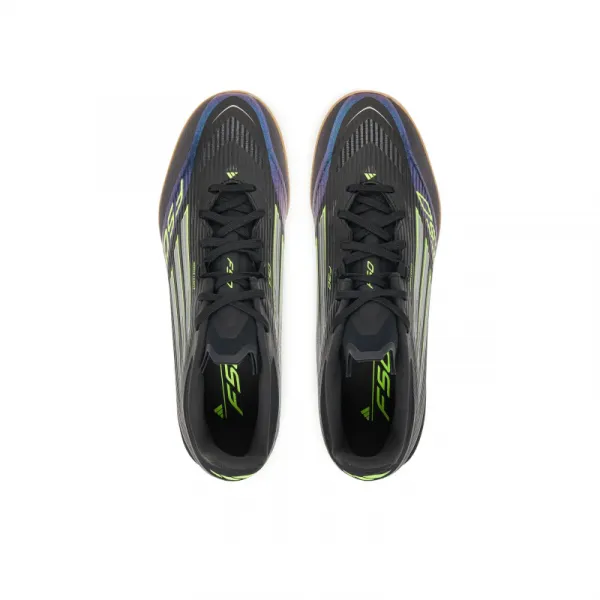 Pánske futbalové kopačky halové ADIDAS F50 League M IC core black iron metallic lucid lemon