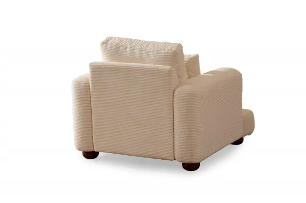 Hanah Home Dizajnové kreslo Rieka béžové