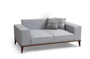 Hanah Home Dvoumístná pohovka Montana 184 cm šedá