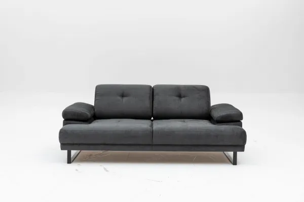 Hanah Home Dvoumístná pohovka Mustang 199 cm antracitová