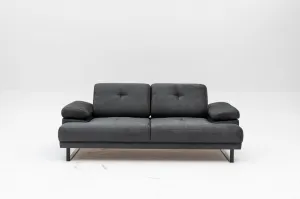 Hanah Home Dvoumístná pohovka Mustang 199 cm antracitová
