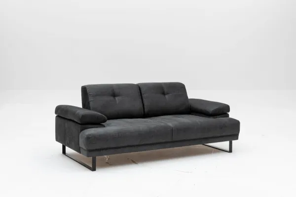 Hanah Home Dvoumístná pohovka Mustang 199 cm antracitová