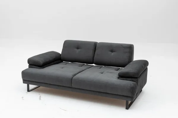 Hanah Home Dvoumístná pohovka Mustang 199 cm antracitová