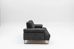 Hanah Home Dvoumístná pohovka Mustang 199 cm antracitová