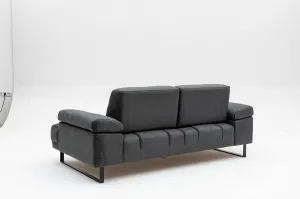 Hanah Home Dvoumístná pohovka Mustang 199 cm antracitová