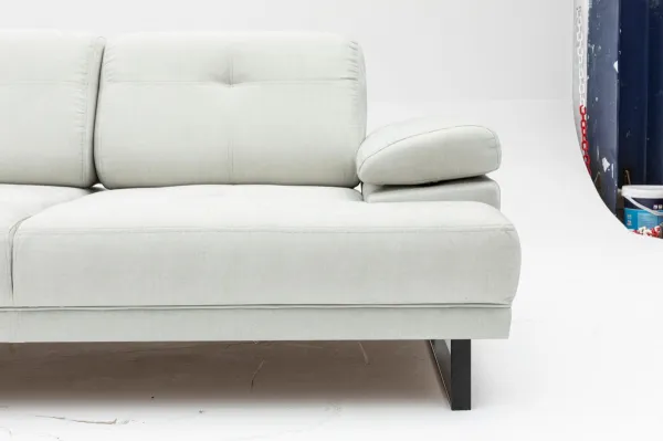 Hanah Home Dvoumístná pohovka Mustang 199 cm bílá