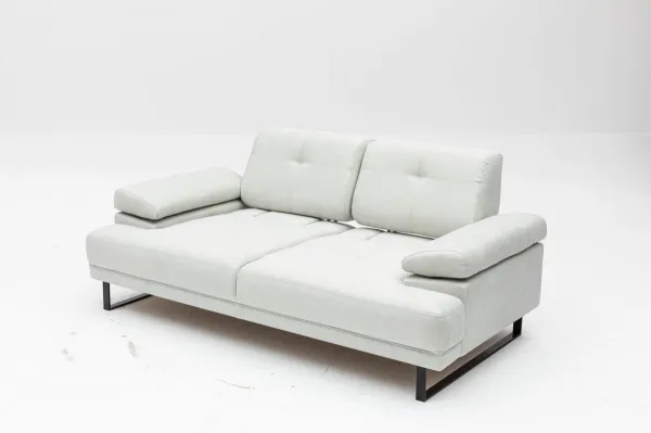 Hanah Home Dvoumístná pohovka Mustang 199 cm bílá