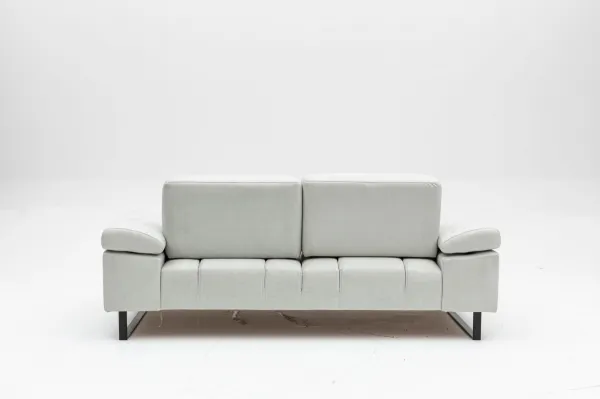 Hanah Home Dvoumístná pohovka Mustang 199 cm bílá