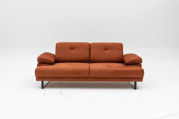 Hanah Home Dvoumístná pohovka Mustang 199 cm oranžová