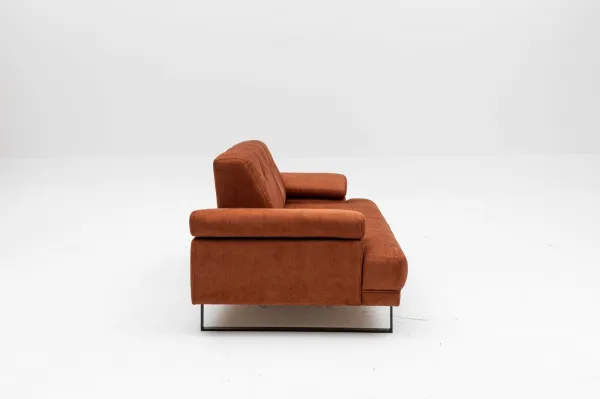 Hanah Home Dvoumístná pohovka Mustang 199 cm oranžová