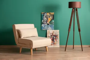Rozkladacie kreslo Folde Single - Cream