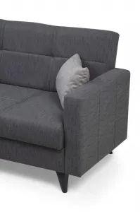 Hanah Home Dvojmiestna rozkladacia pohovka Polya 151 cm sivá