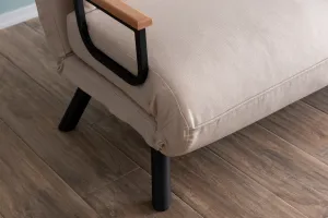 Hanah Home Dvojmiestna rozkladacia pohovka Sando krémová II