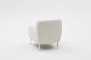 Kreslo / Jednomiestna pohovka Simena - Cream