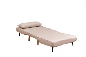 Rozkladacie kreslo Folde Single - Cream