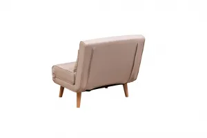 Rozkladacie kreslo Folde Single - Cream