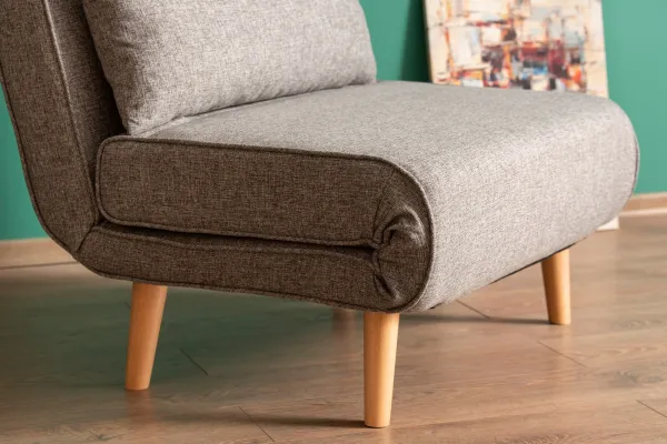 Rozkladacie kreslo Folde Single - Light Grey