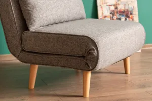 Rozkladacie kreslo Folde Single - Light Grey