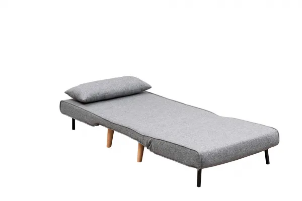 Rozkladacie kreslo Folde Single - Light Grey