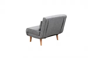 Rozkladacie kreslo Folde Single - Light Grey