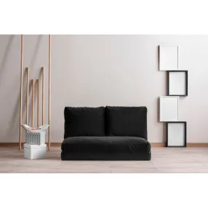 Hanah Home Dvojmiestna{\n}futonová{\n}rozkladacia{\n}pohovka{\n}Taida{\n}čierna